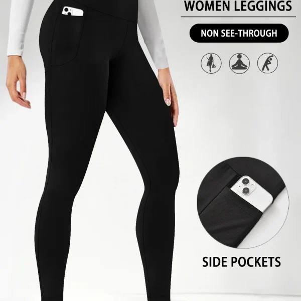 Super Soft Sports Leggings With Pockets