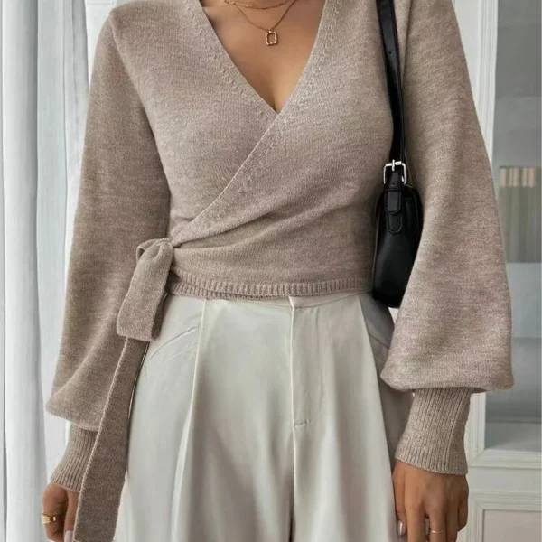 Autumn and winter fashion cardigan knitted sweater