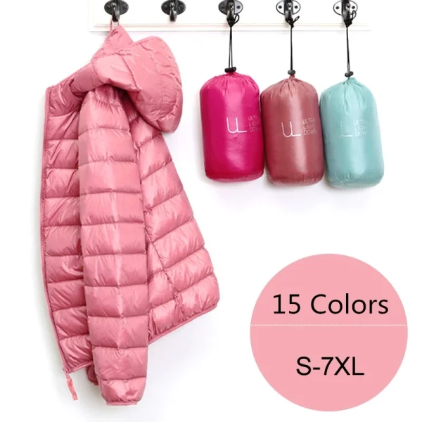 Women Puffer Jacket 15 Colors Plus Size