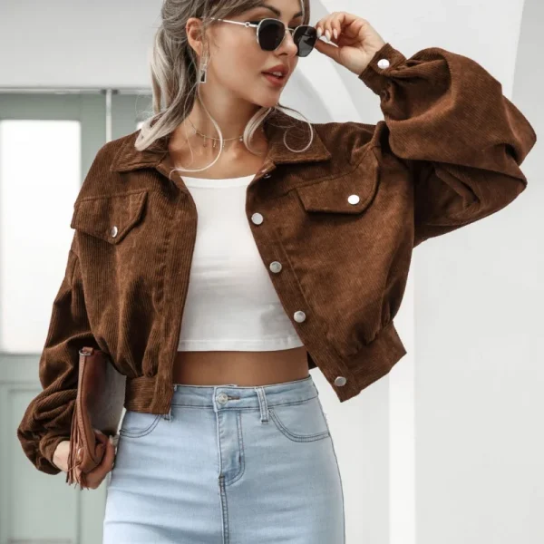 Winter Lantern Sleeve Jackets for Women