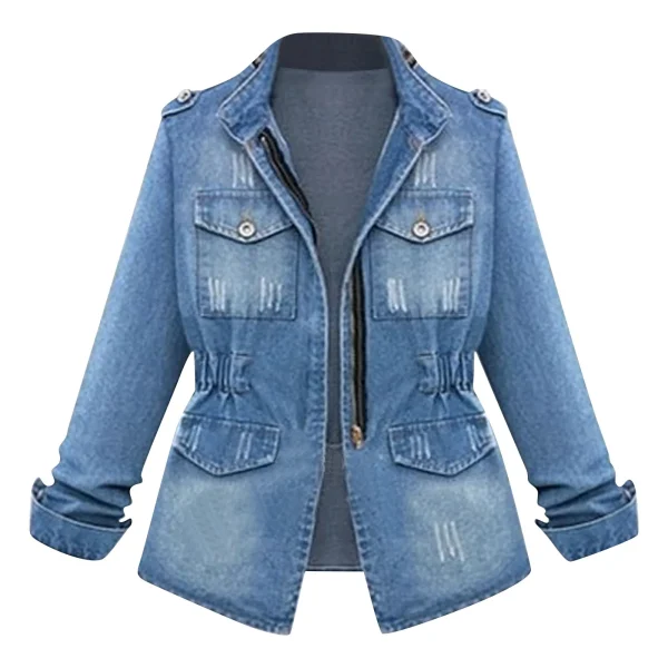 Vintage Oversize Long Sleeve Denim Jacket