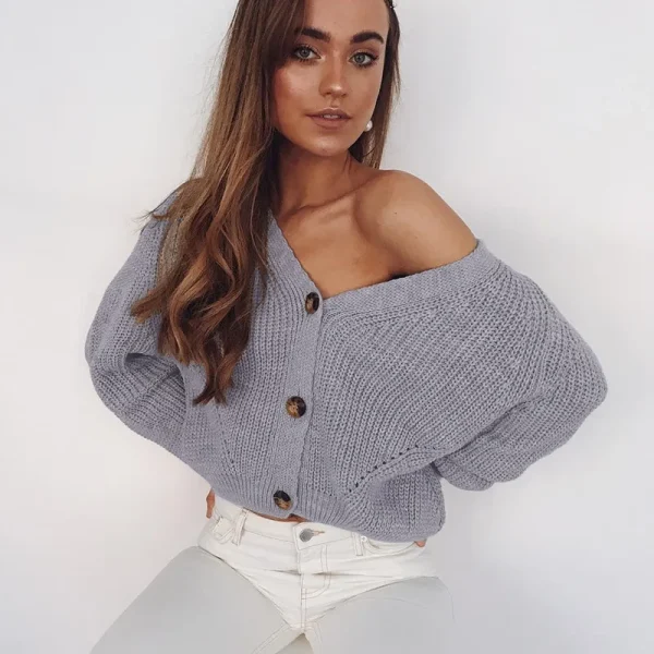 Autumn and Winter Casual Loose Knitted Sweater